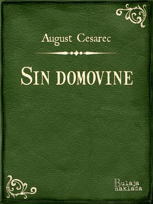 cover image of Sin domovine